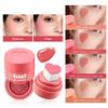6 Farben Love Air Cushion Liquid Blush Face Lip Universal Natural Nude Matte Velvet Blush Makeup Geschenk für Frauen