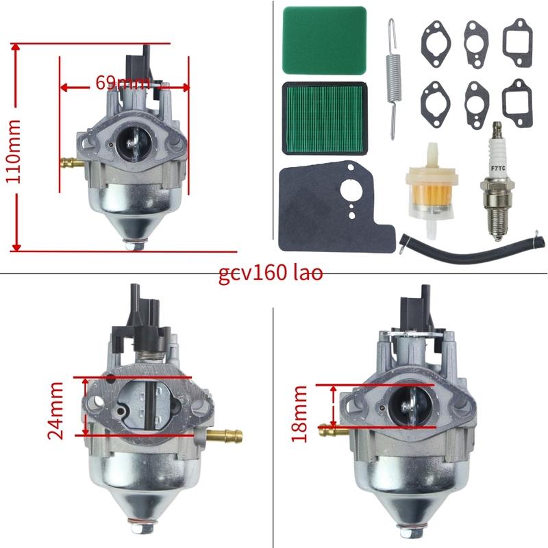16100-Z8B-901 Lawn Mower Carburetor For Honda GC160 GC135 GCV190 HRT216 HRR216 GCR160A HRS216 Engine Carb GCV160 GCV135