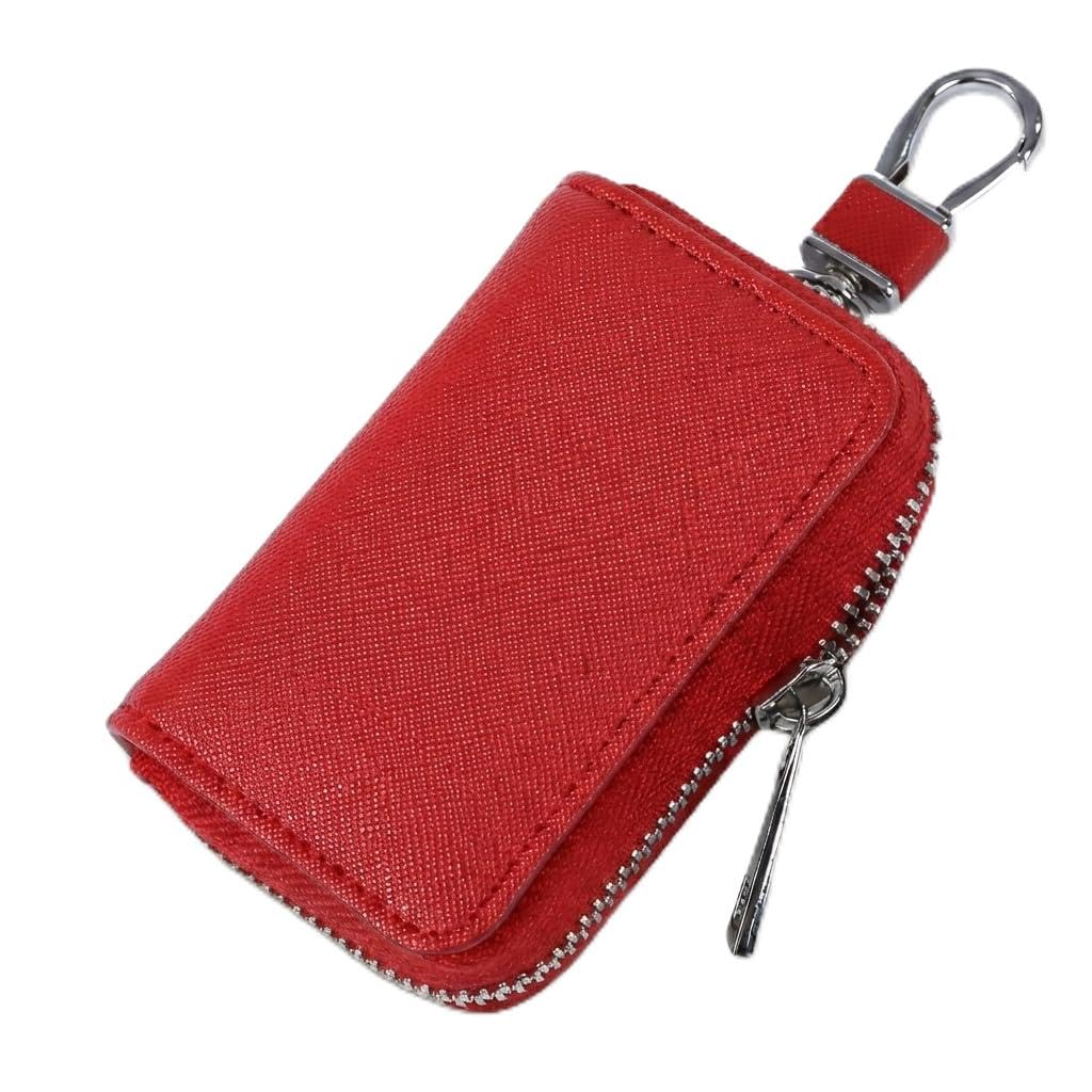 

[ICHIFUJI] Radio wave blocking key case for preventing relay attacks, 15.5cm x 7cm x 3.5cm красный
