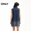 ONLY Women's Vintage Gradient Washed Sleeveless Denim Mini Dress