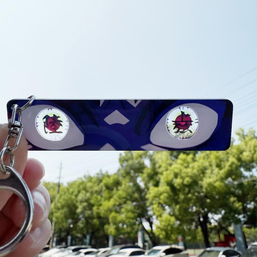 Exzentrischer Transparenter Acryl-Anhänger Dunkler Schlüsselanhänger, Kreatives Geschenk, Rucksack-Dekorationszubehör