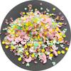 Valentine's Day Heart Polymer Clay Slices Soft Slime Clay Sprinkles for DIY Colorful Slime Decoration Crafts