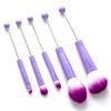 5ks štětec na oční stíny s korálky DIY korálkový kosmetický štětec Sada nástrojů na make-up Kovová rukojeť Odolné štětce na oční make-up