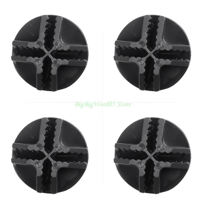 24TE Pack of 4 Sturdy Grids Connectors for Multipurpose Modulars Shelving Systems