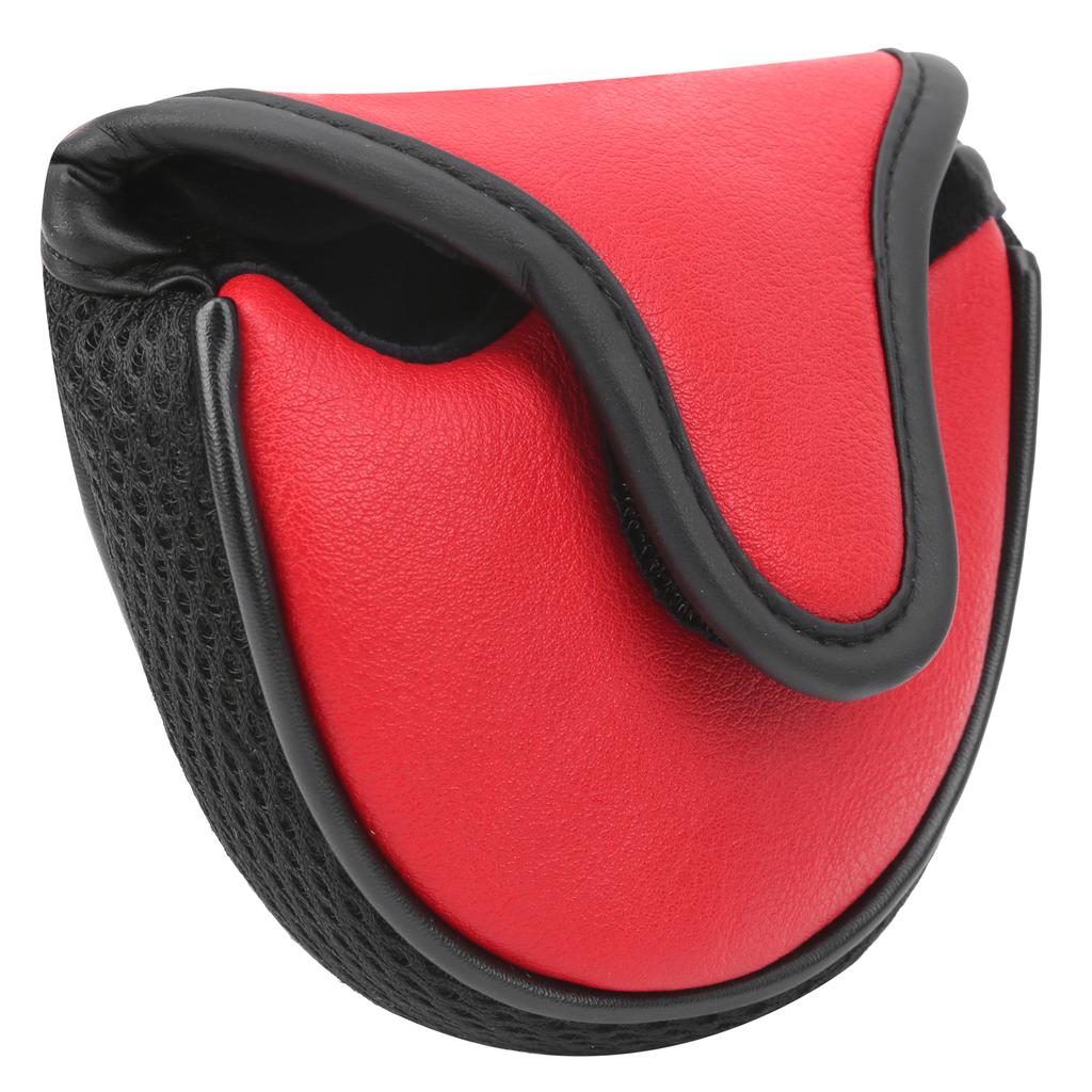 Golf Putter Protection Covers Headcover Semicircle PU Leather Guard Waterproof Accessory