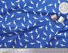 Soimoi Black Poly Crepe Fabric Floral & Cat Animal Print Fabric by the Yard 42 Inch
