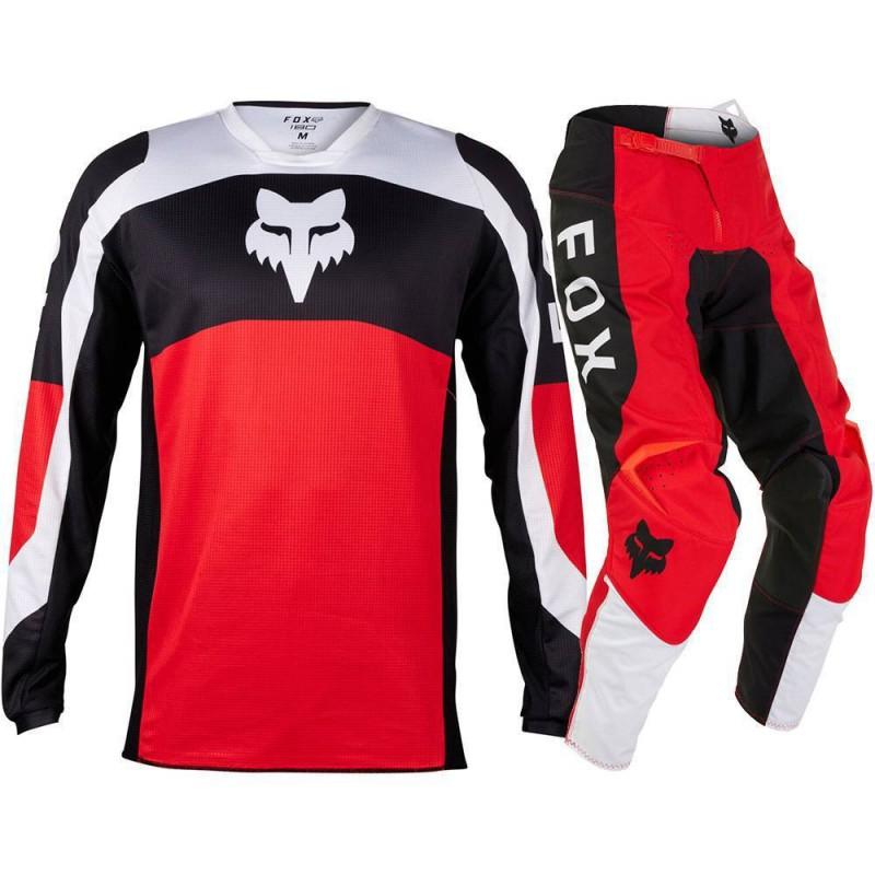 FOX Off-Road Downhill Cycling Jersey Set Breathable Quick-Dry Mountain Bike Motocross Apparel Unisex