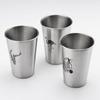350/500ML Simple Stainless Steel Juice Beer Water Cup Unbreakable Stackable Pint Cups Juice Mug