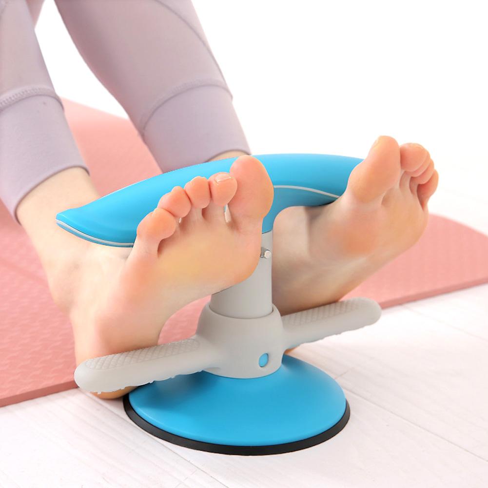 Sit Up Bracket Support Suction Cup Abdominal Exerciser Adjustable Domestic Assist Fitness Equipment Blue