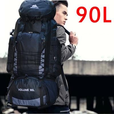 Große 90L Reisetasche Campingrucksack Wandern Armee Klettertaschen Bergsteigen Sporttasche Outdoor Schulter Rucksack Herren Damen