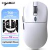 T68 Three-Mode Lightweight Gaming Mouse, 7-Button Programmable, TTC Micro-Switch, 12000 DPI.