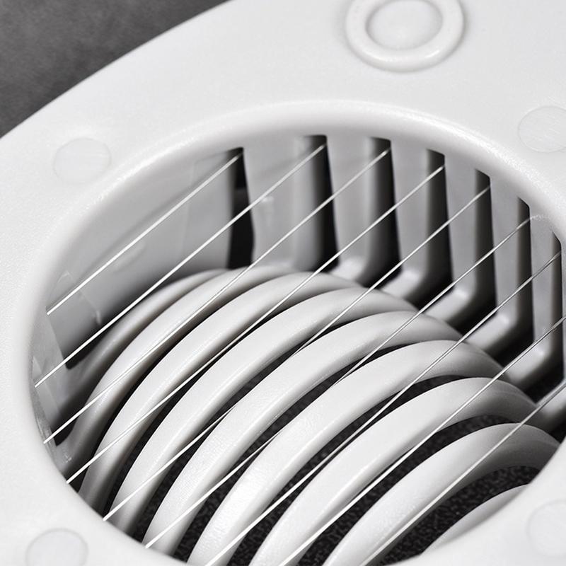 Stainless Steel Wire Egg Slicer Fruit Garnish Slicer Multipurpose Egg Cutter Cut Pores Hard Eggs JDGJ002