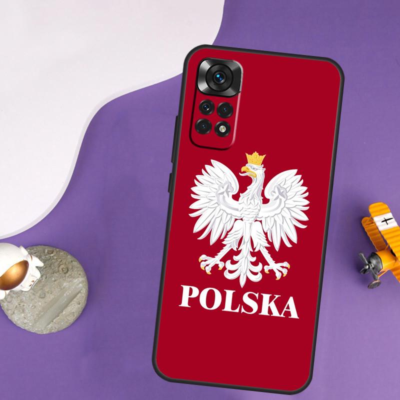 Poland Flag Case For Xiaomi Redmi Note 13 Pro 14 12 9 10 11 Pro 10S 11S 12S Redmi 14C 13C 10C 12C Cover