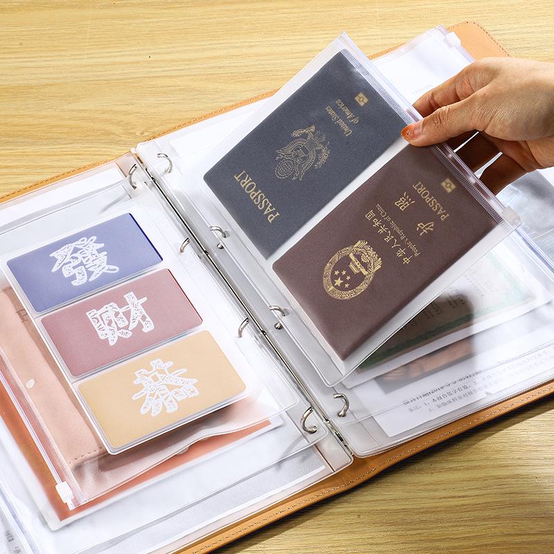 A4B5 Family Document Organizer: Loose-leaf Binder for Tickets, Certificates, Pregnancy & Postpartum Check-up File Management