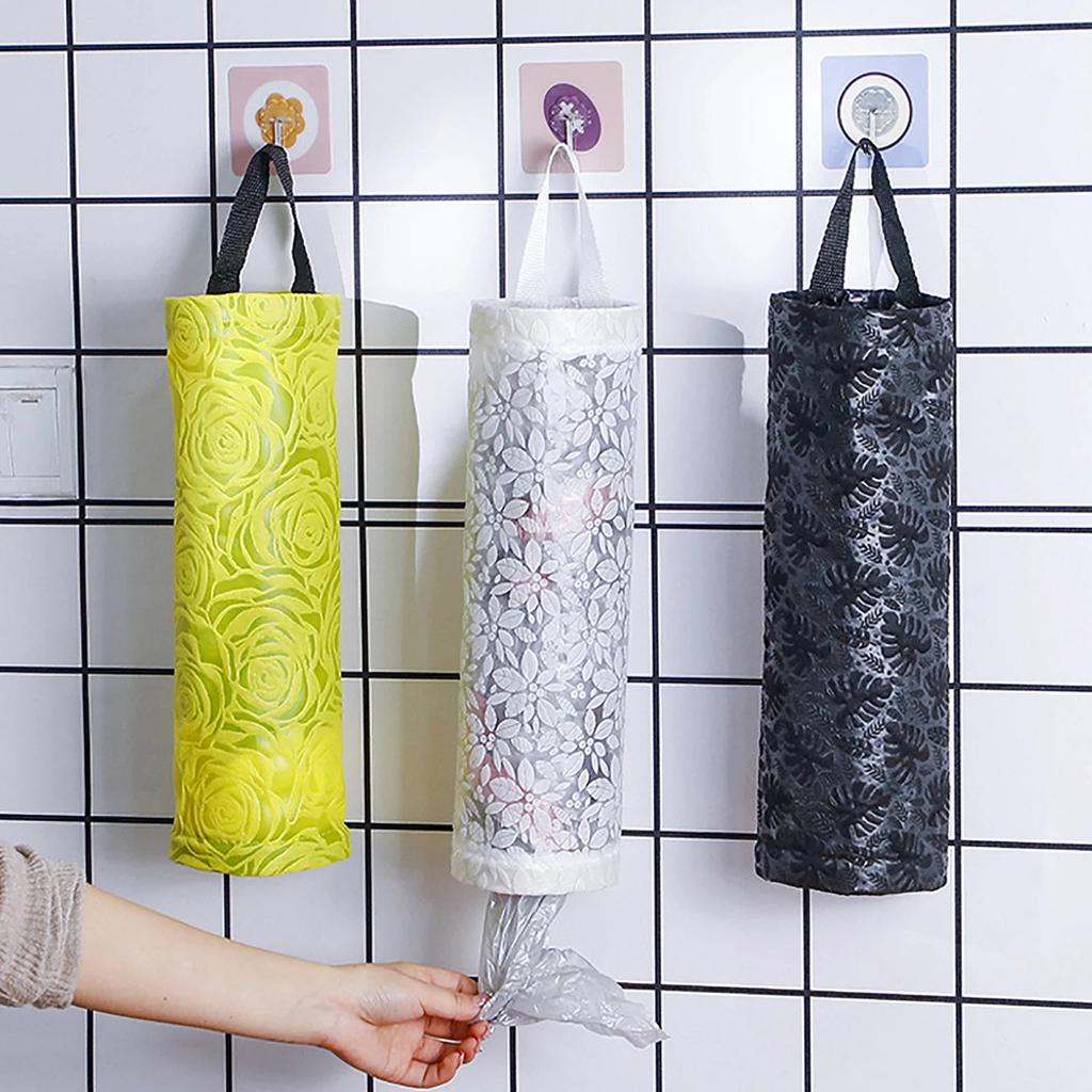Plastic Bag Storage Rack, Shopping Bag Mesh Hanging Storage Bag Dispenser, Portable Garbage Bag Storage Rack And Dispenser Stand.