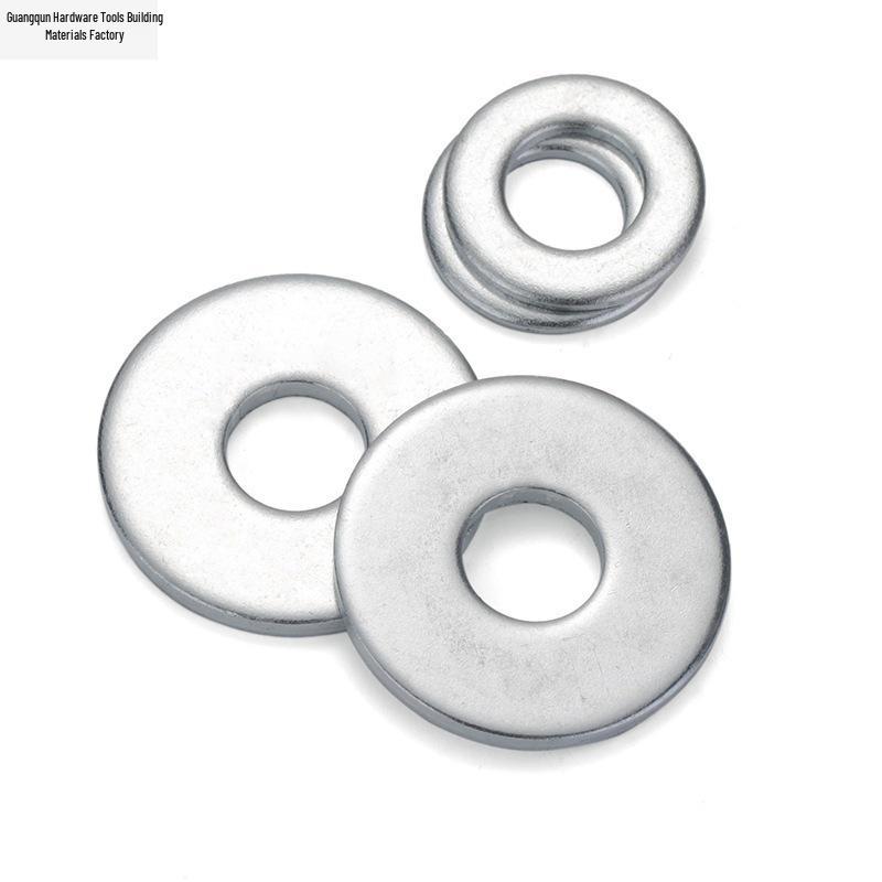 Verdikte Gegalvaniseerd IJzeren Platte Ring - Rond Extra Groot, m6-m16