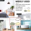 2PCS Artistic Ceramic Trays with Cloud Shape for Modern Home Enhancement and Photo Event Blending Seamlessly Anywhere