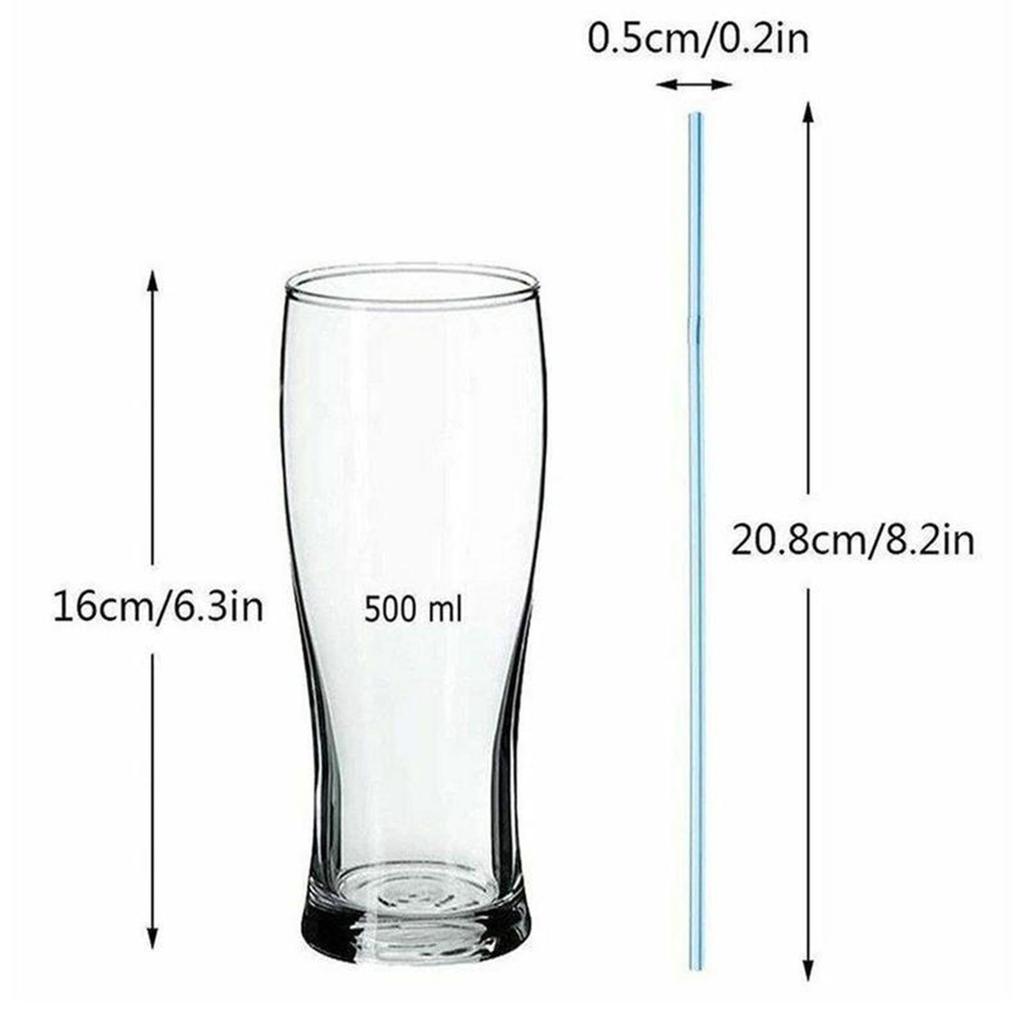 100PCS Colourful Drinking Straws Flexible Plastic Straws Multicolor Straws Beverage Straws for Home Partie Milk Juice Drinks