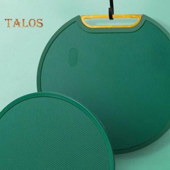 Round Chopping Board with Grinder Groove Double-sided Standing Food Grade Anti-slip Easy To Clean Vegetables Fruits Meat Cutting Board Kitchen