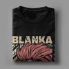 Men T-Shirt Blanka Streets Fighters Humor Cotton Tee Shirt Short Sleeve Game T Shirt Round Collar Clothing Summer