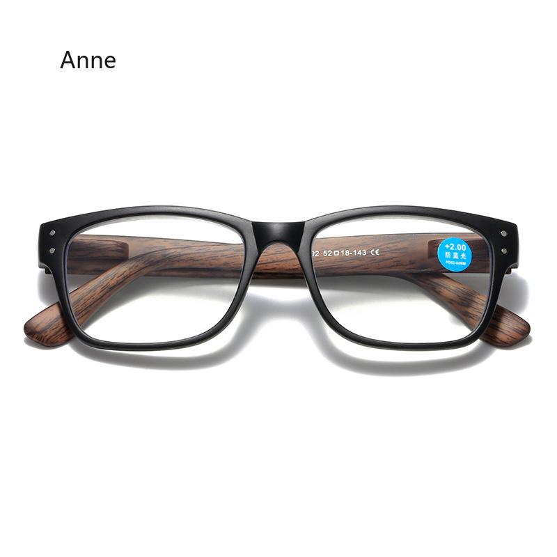 New Retro Anti Blue Light Reading Glasses Women Men Wood Frame Presbyopic Eye Glasses Unisex Reading Eyewear Degree +1~+4
