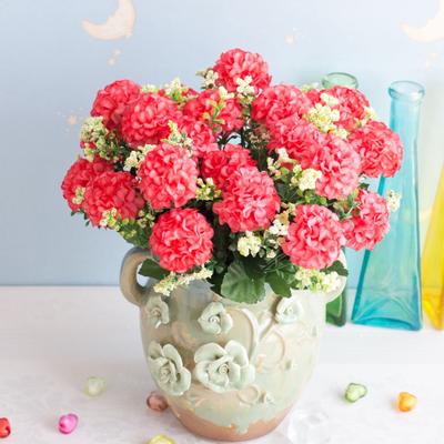 Fake Flowers Modern Vivid Colorfast Artificial Flowers Romantic Artificial Hydrangea Wedding Flowers Simulation Flowers for Gardening