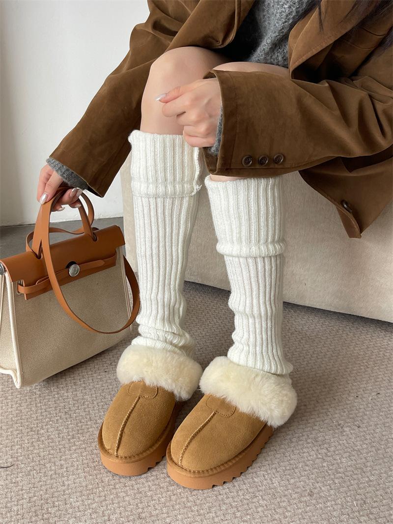 

2025 новые туфли женские с полуоткрытым носком и натуральными волосами 40