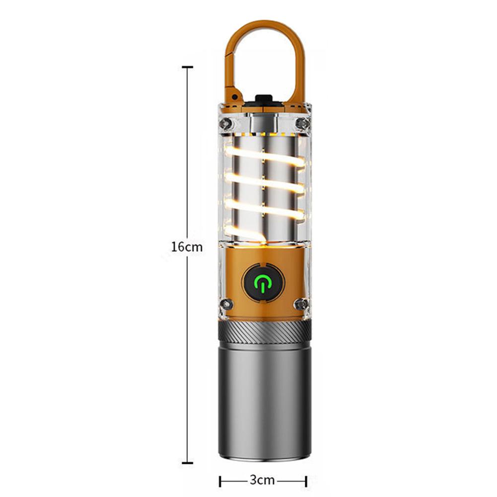Easy Carrying Small Keyrings Flashlight Waterproof Emergency Foodlight For Climbing Camping