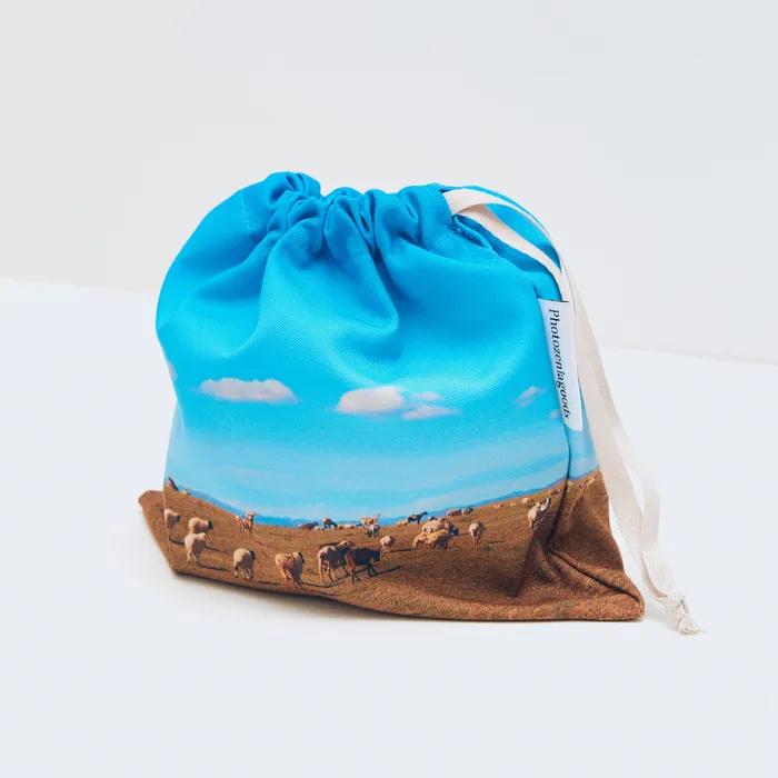 Photogenia Goods Printed Mongolian Pouch Bag 3-Piece Collection