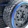 4pcs 1:10 RC Car Rubber Tires Spare Accessories 4WD Remote Control Vehicle Parts Upgrade