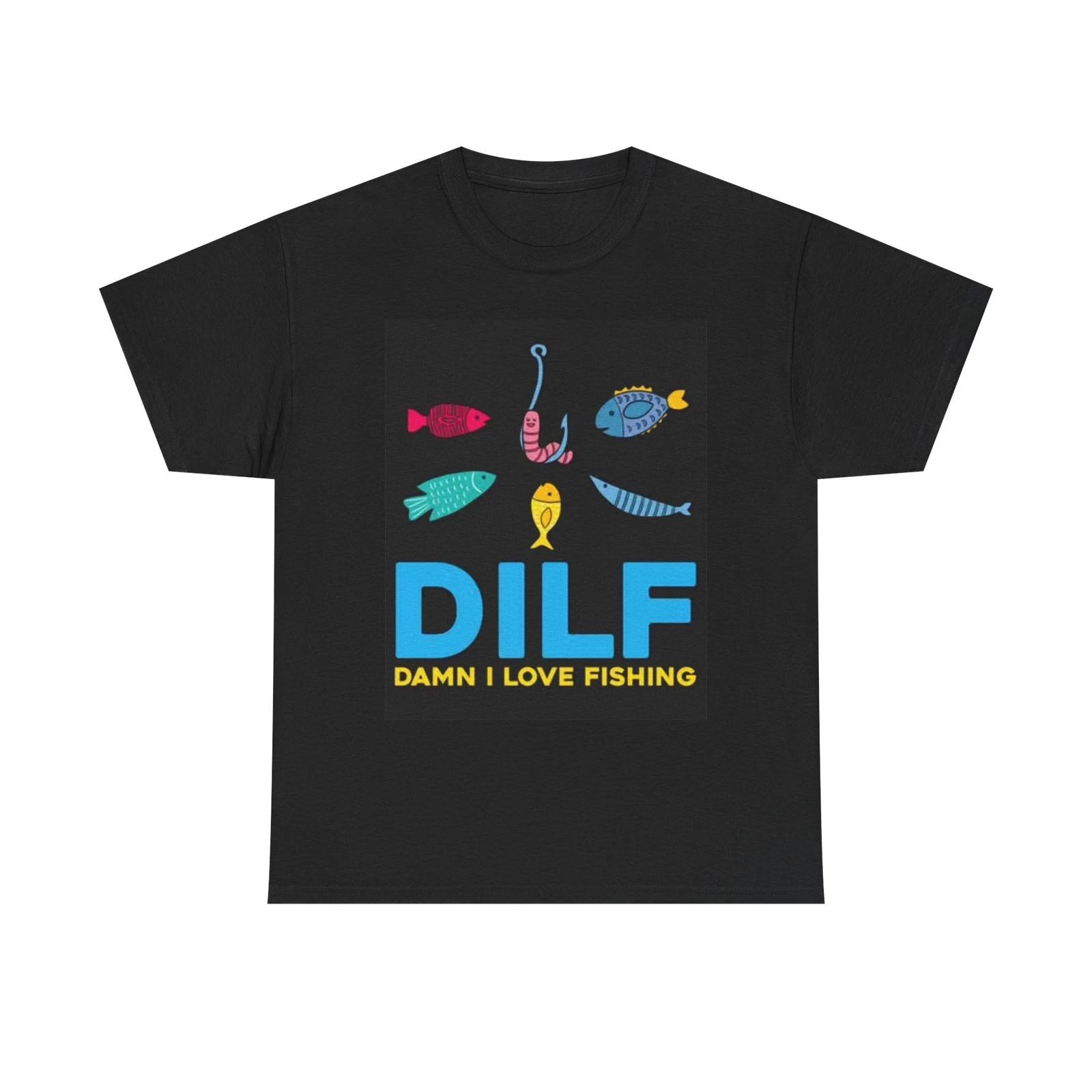 Men s and Women s T-shirts Damn I Love Fishing Graphic XXXXL