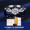 Bestselling S925 Sterling Silver Ring 0.5CT Color Moissanite with 8 Hearts 8 Arrows Cut