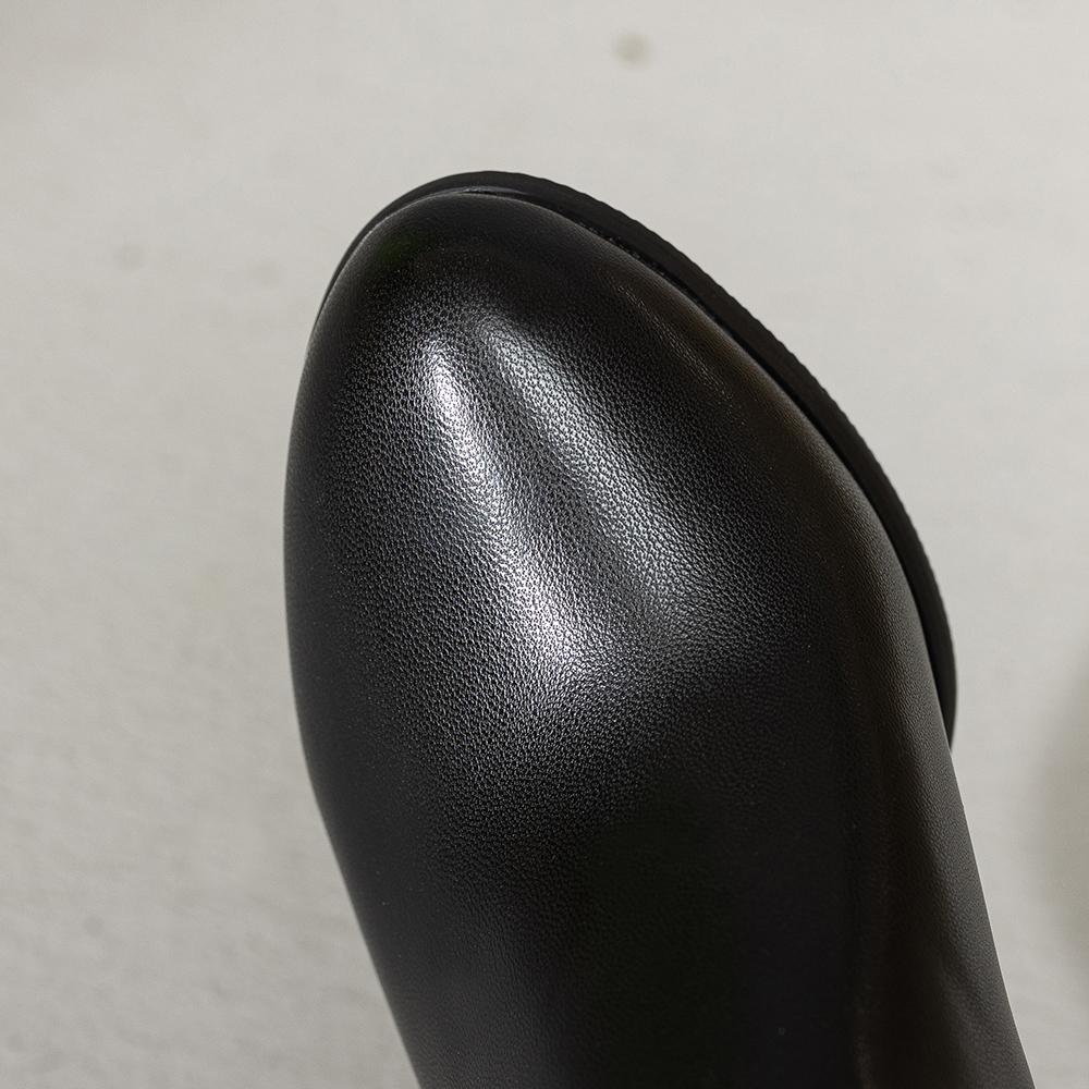 Bottes mi-mollet jaunes et marron pour femmes, talons hauts, petites et grandes tailles 33 52