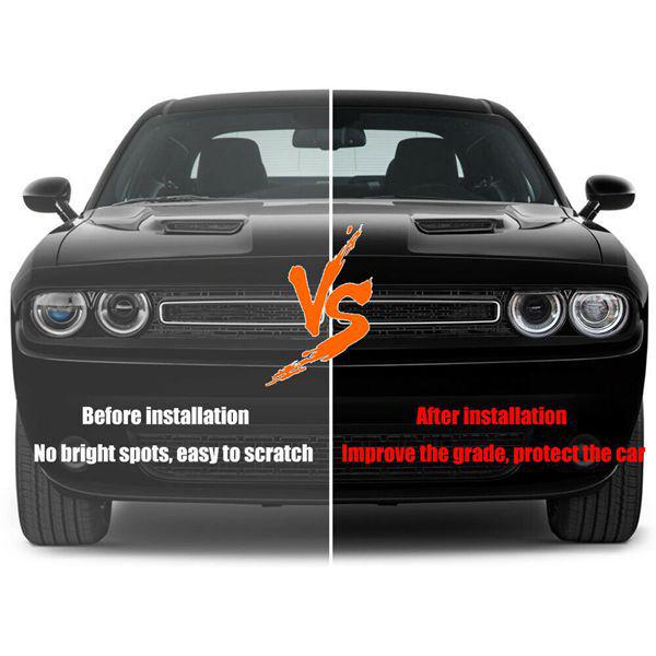 Scheinwerfer-Zierringe für Dodge Challenger (4 Stück) für Modelle 2015-2021