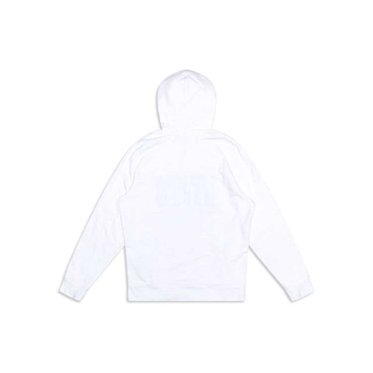 Levis Casual White Cotton Logo Hoodie Men Hoodies 85620-0001