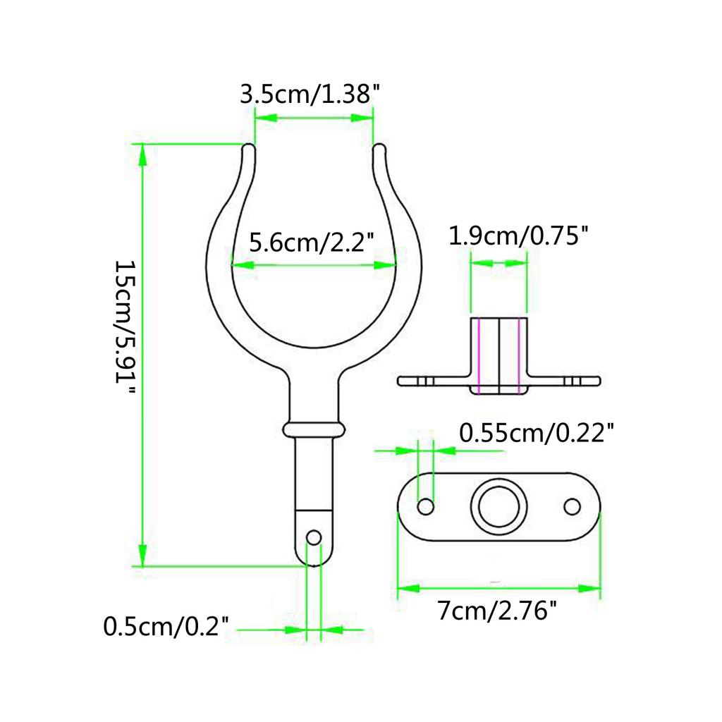 Marine Stainless Steel Oar Lock Oarlock Rowlock Quality Marine Row Boat Dinghy Water Raft Boat Kayak Canoe Oar Lock