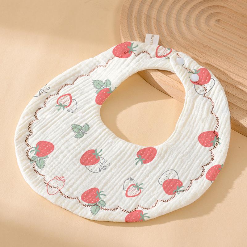 Weiches sechslagiges Baby-Lätzchen aus reiner Baumwolle - Mullwindel für Neugeborene