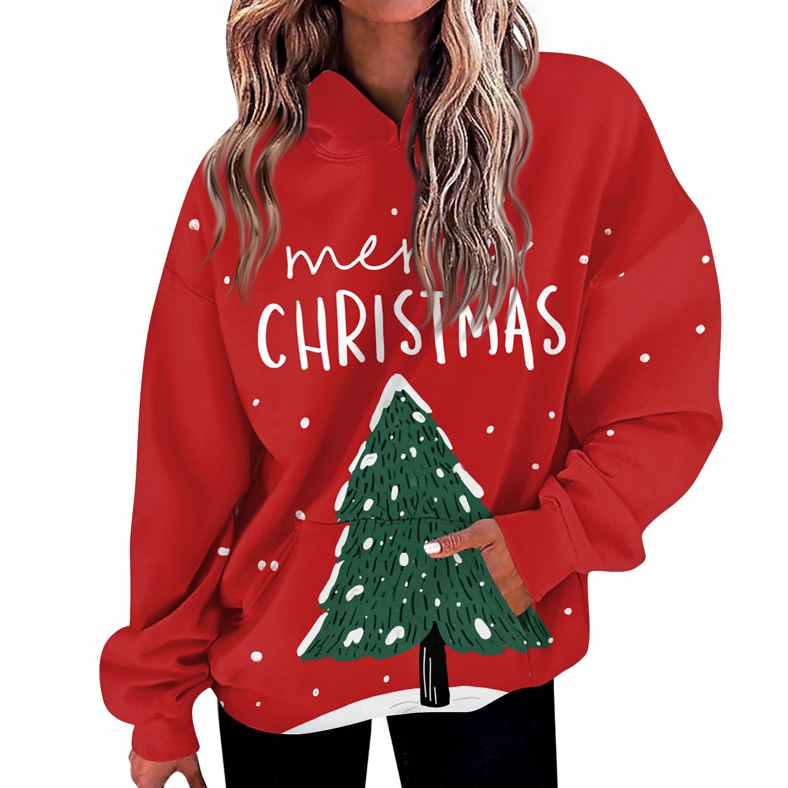 

Женская мода Повседневный топ с V-образным вырезом и длинными рукавами с принтом XL винный