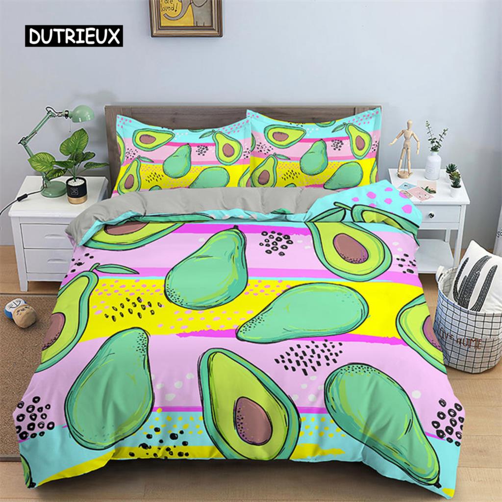 3D Unicorn Duvet Cover Cartoon Style Bedding Set Luxury Twin Full For Kids Boys Girls Microfiber Comforter Cover Home Textile