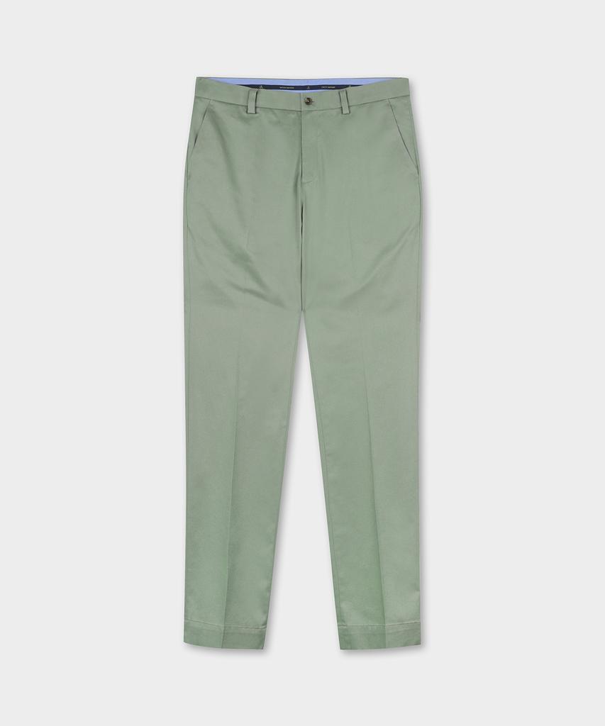 BROOKS BROTHERS Slim Fit Lightweight Advantage Stretch Chino (Green) (Bbpcmm7497Ifs)