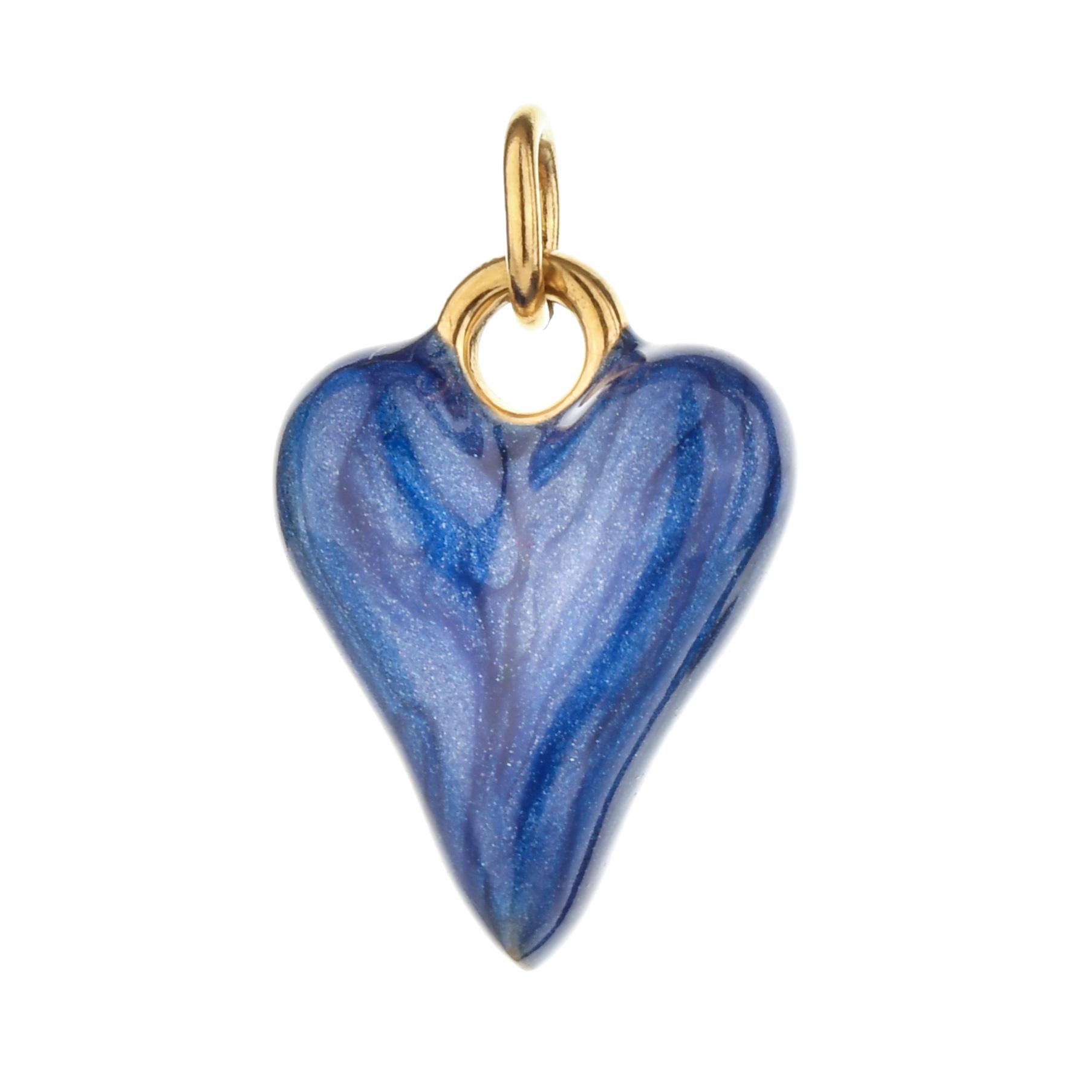 Подвеска-сердце из эмали из нержавеющей стали, ювелирные изделия, аксессуары для ожерелья