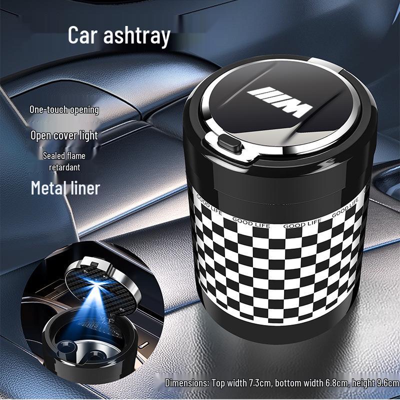 

BMW Interior Mod Kit: Compatible with 3, 5, 7 Series, MX12, X3, X56 - Multifunctional with Integrated Ashtray Lights.