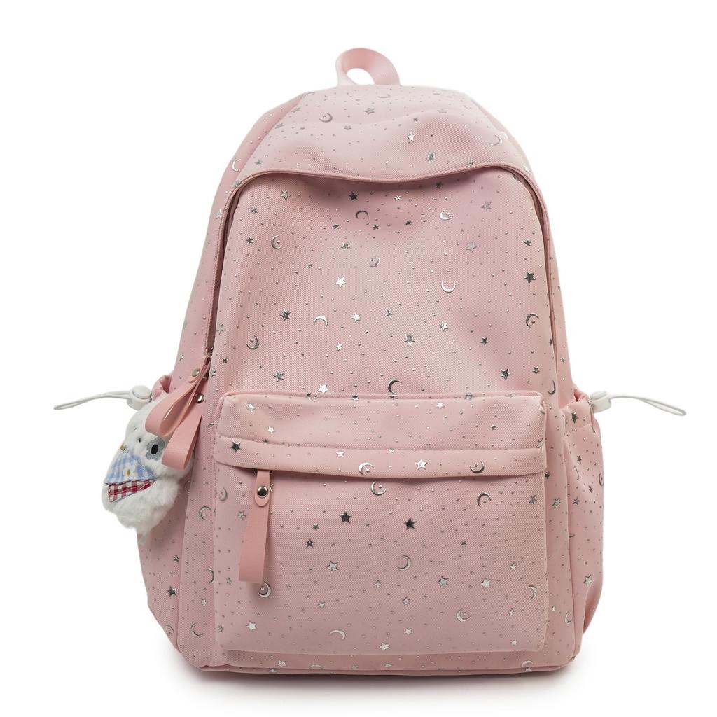 Schoolbag Little Fresh Girl 1011 Little Star Backpack Primary and Secondary School School Bag Large Capacity Backpack Casual Student School Bag