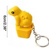 Toad Frog Fidget Keychain Mechanical Switch Clicky Button Stress Relief Toy Led Light Up Keyboard Keycap Desk Toy Gift