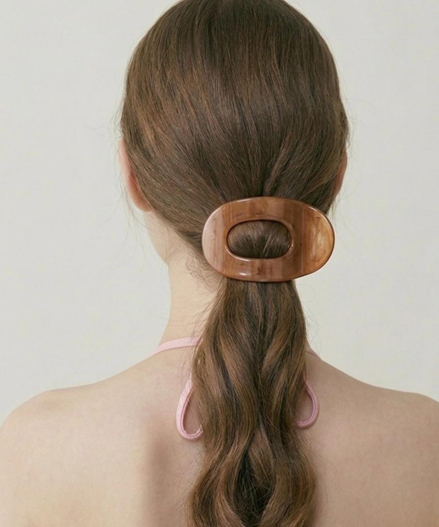 Lilykori Moderne ovale Haarspange