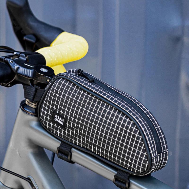 Rámová brašna na horní trubku jízdního kola s popruhy pro rychlé uvolnění Snadný přístup Pro silniční cyklistiku Horskou cyklistiku Denní dojíždění