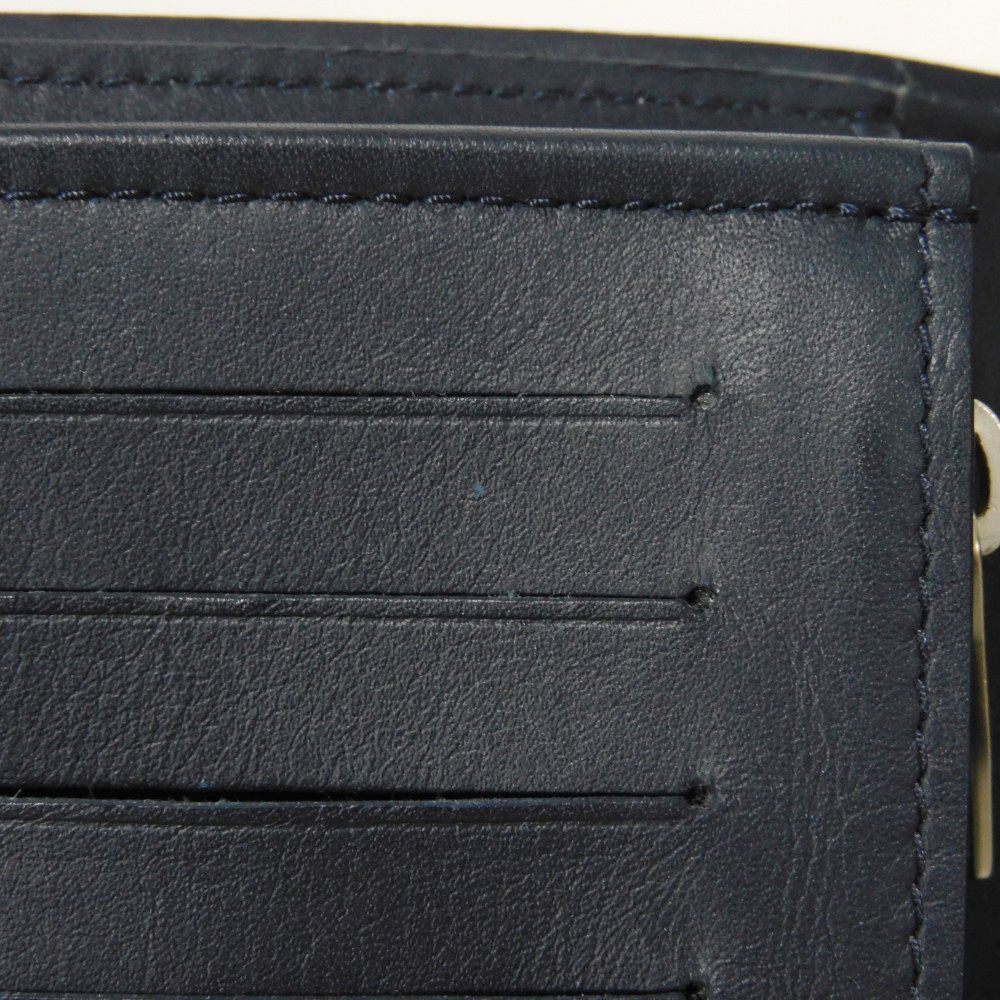 Used 12564 Portefeiulle Braza N63506 7940 New Logo White Navy Bifold Damier Coast Blue Marine Men's from Japan AUTHENTIC