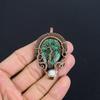 Copper Malachite Jewelry, 999 Copper Wire Wrapped Pendant Handmade Gemstone Jewelry, Gifts For Wife Brand New Pendant