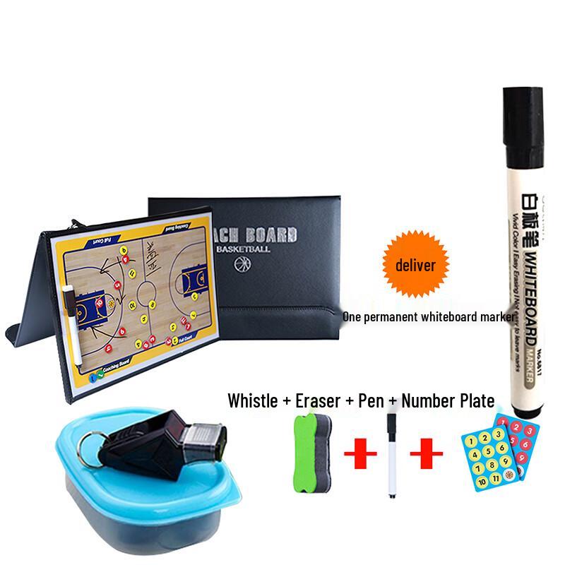 Sining Portable Magnetic Football Tactical Board with Whistle