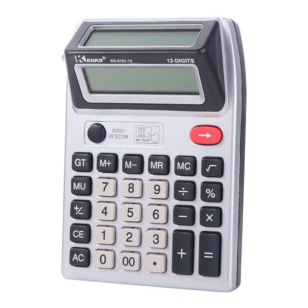 Multifunctional 12 Digits Calculator Dual Screen Desktop Calculator  Home